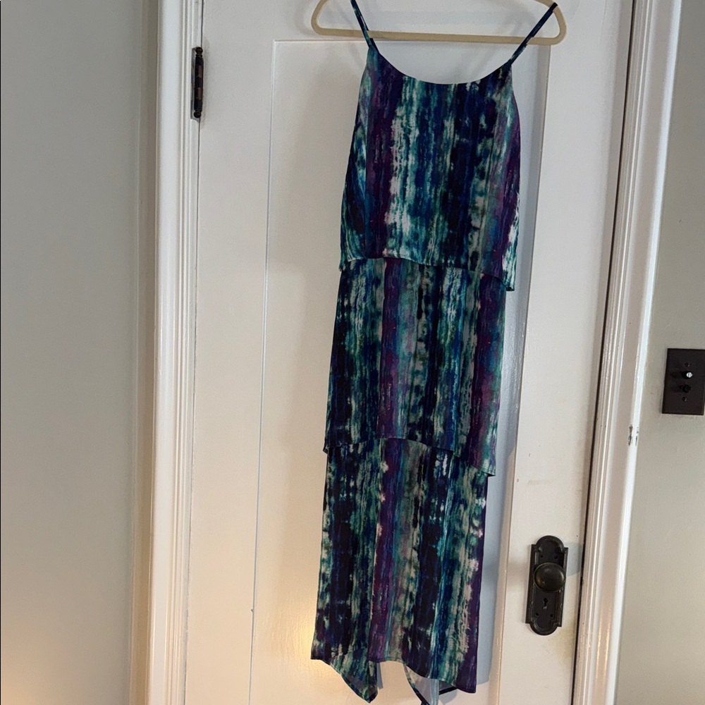 Multicolor Striped Sleeveless Dress